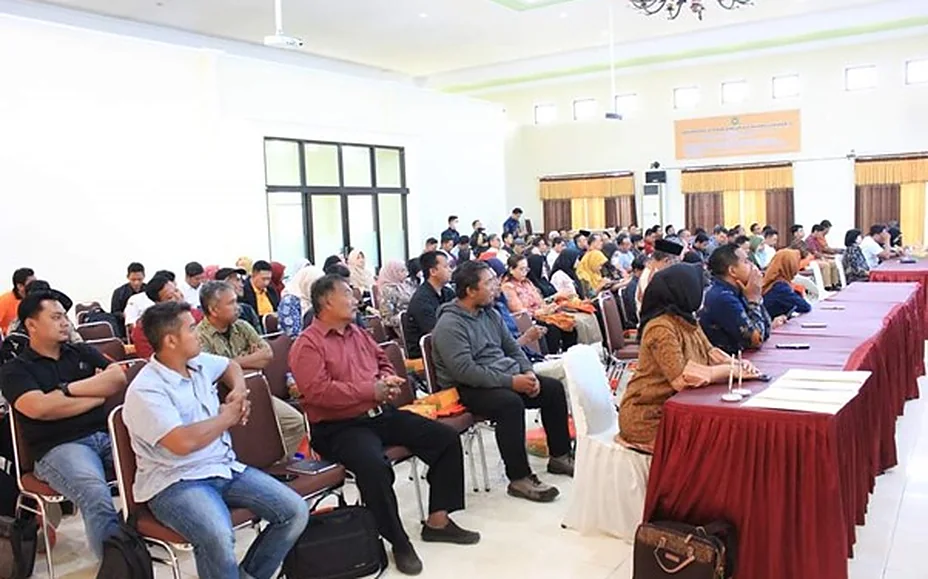 Peserta pelatihan keterampilan pengurus dan pengelola BUM Desa se-Kabupaten Sukoharjo